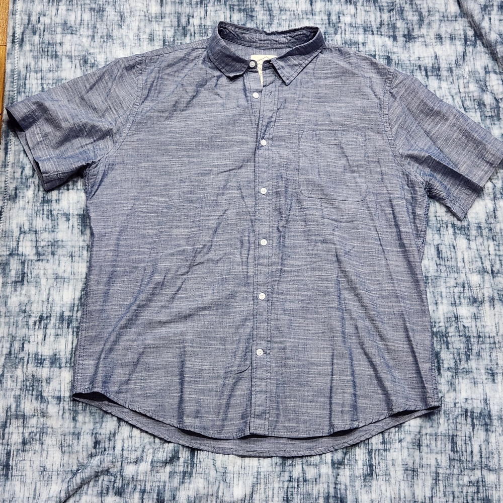 St. John's Bay Casual Blue Button Down Shirt